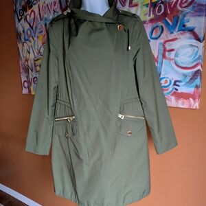 Guess Olive Trench Coat for Women